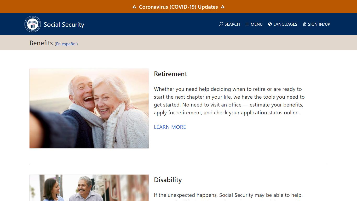 Benefits | SSA - Social Security Administration